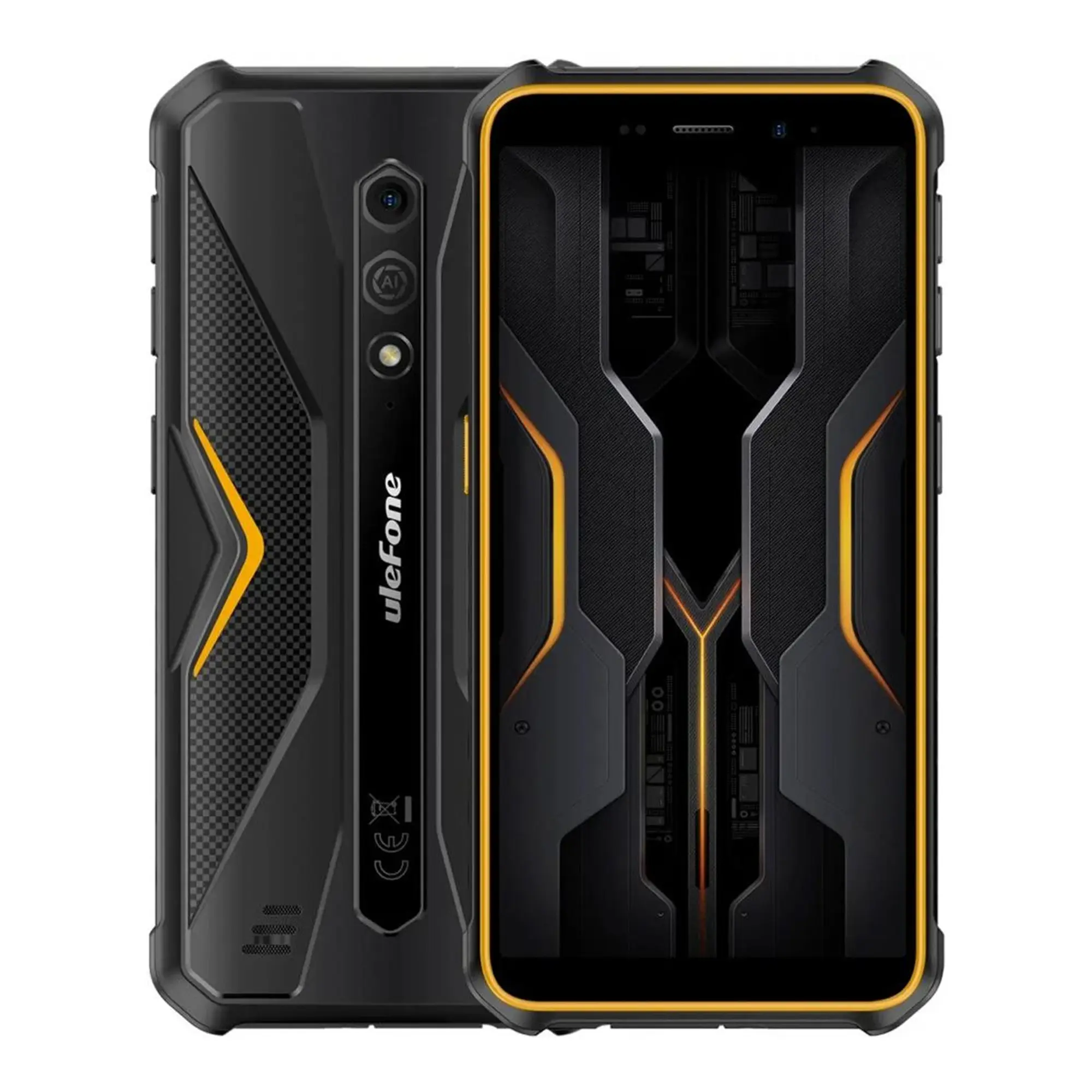 Купить Смартфон Ulefone Armor X12 Pro 4/64GB Black-Orange (6937748735519) - фото 1