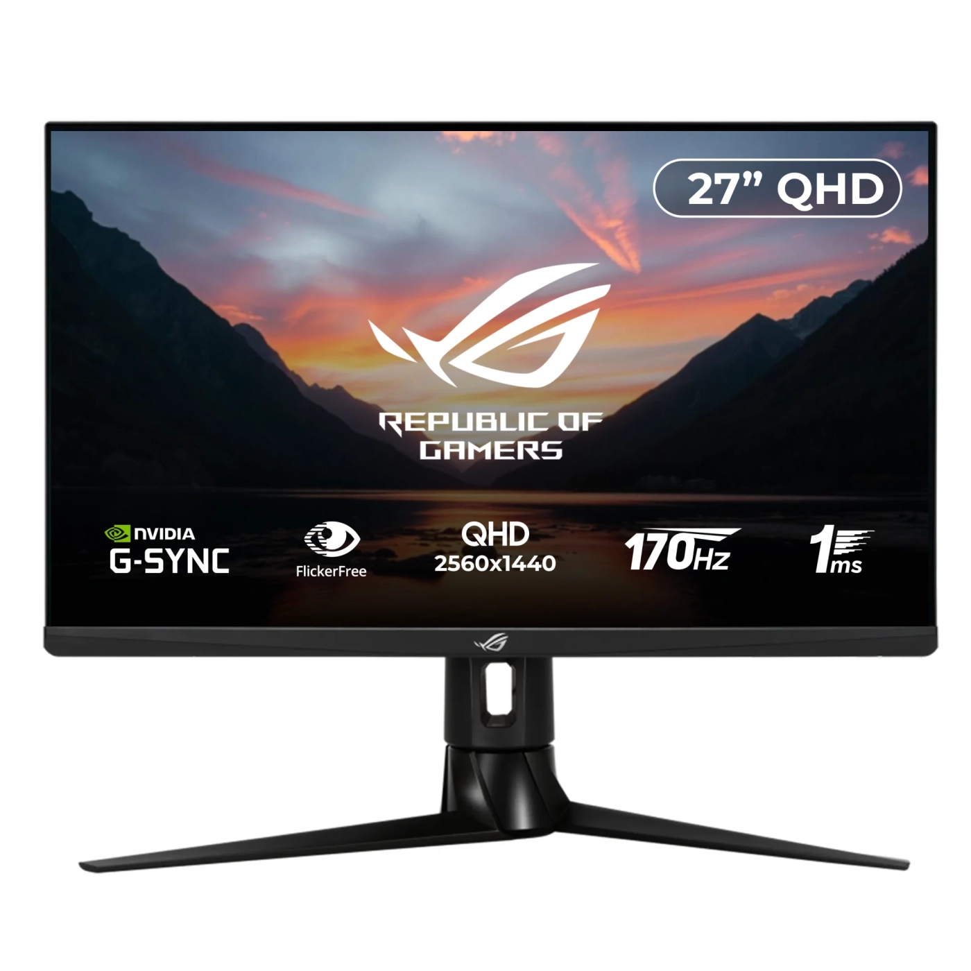 Купити Монітор 27" ASUS ROG Strix XG27AQ (90LM06U0-B01370) - фото 1