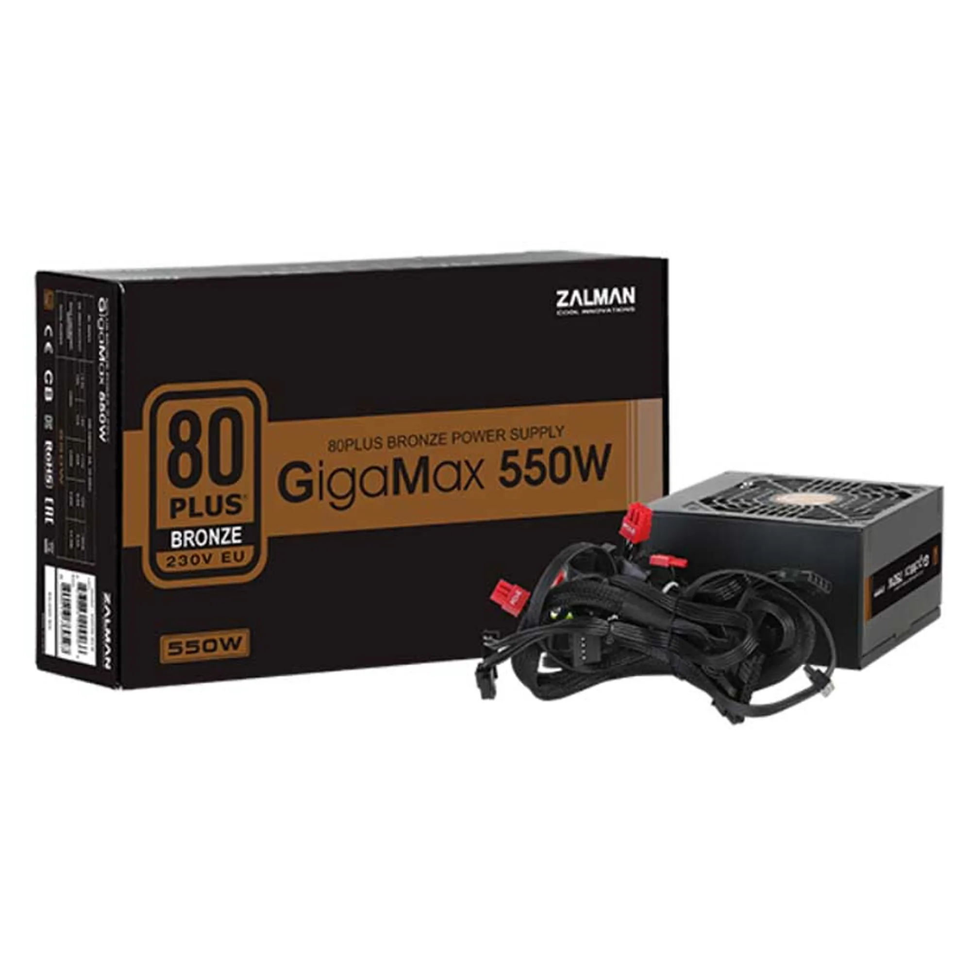 Купити Блок живлення Zalman Gigamax 550W (ZM550-GVII) - фото 4