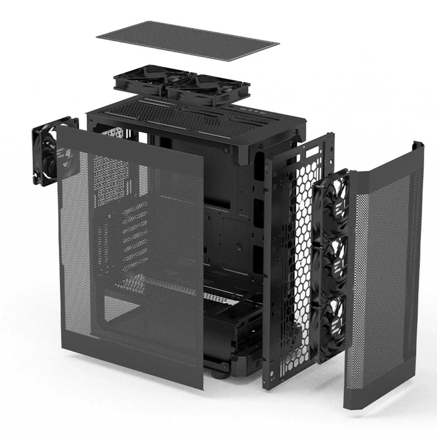 Купити Корпус Zalman I4 Mesh Black (I4BLACK) - фото 10