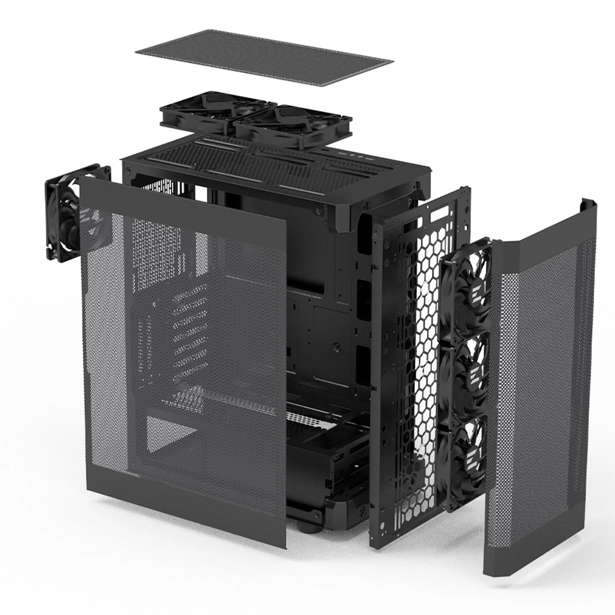 Купити Корпус Zalman I4 Mesh Black (I4BLACK) - фото 10