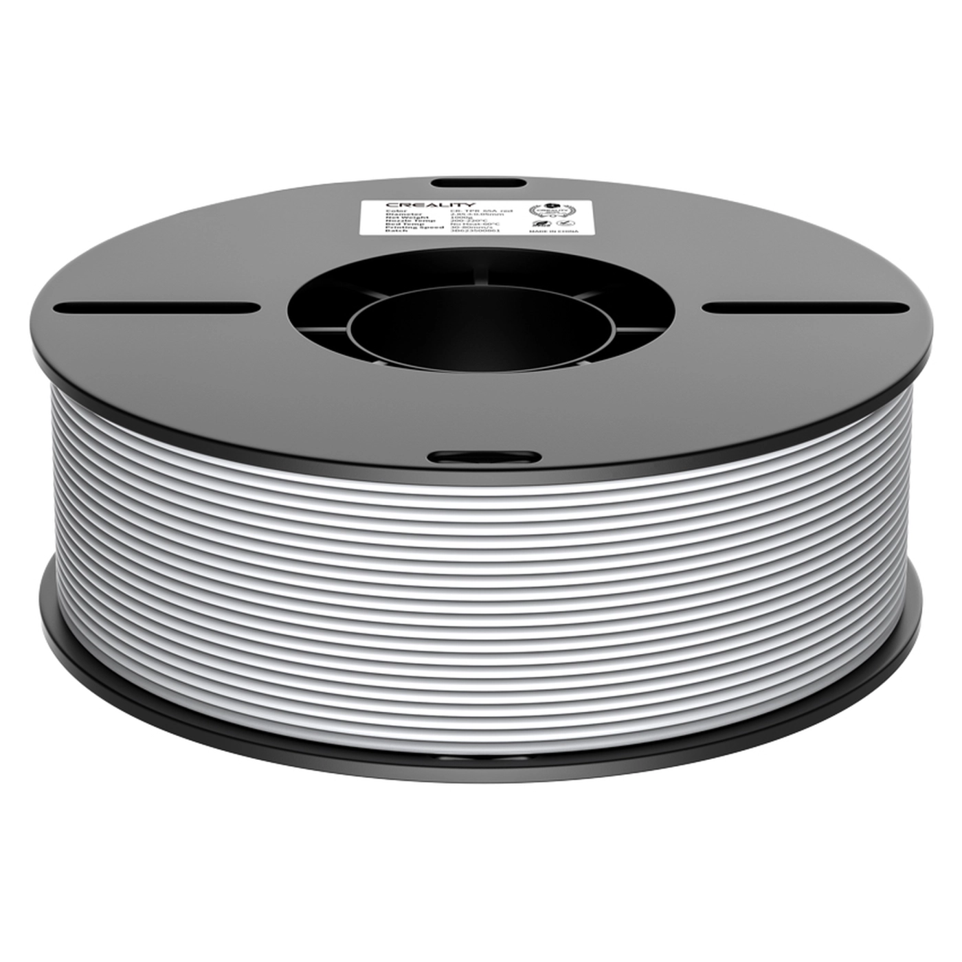 Купить TPR Filament (пластик) для 3D принтера CREALITY 1кг, 2.85мм, белый (3301090012) - фото 3