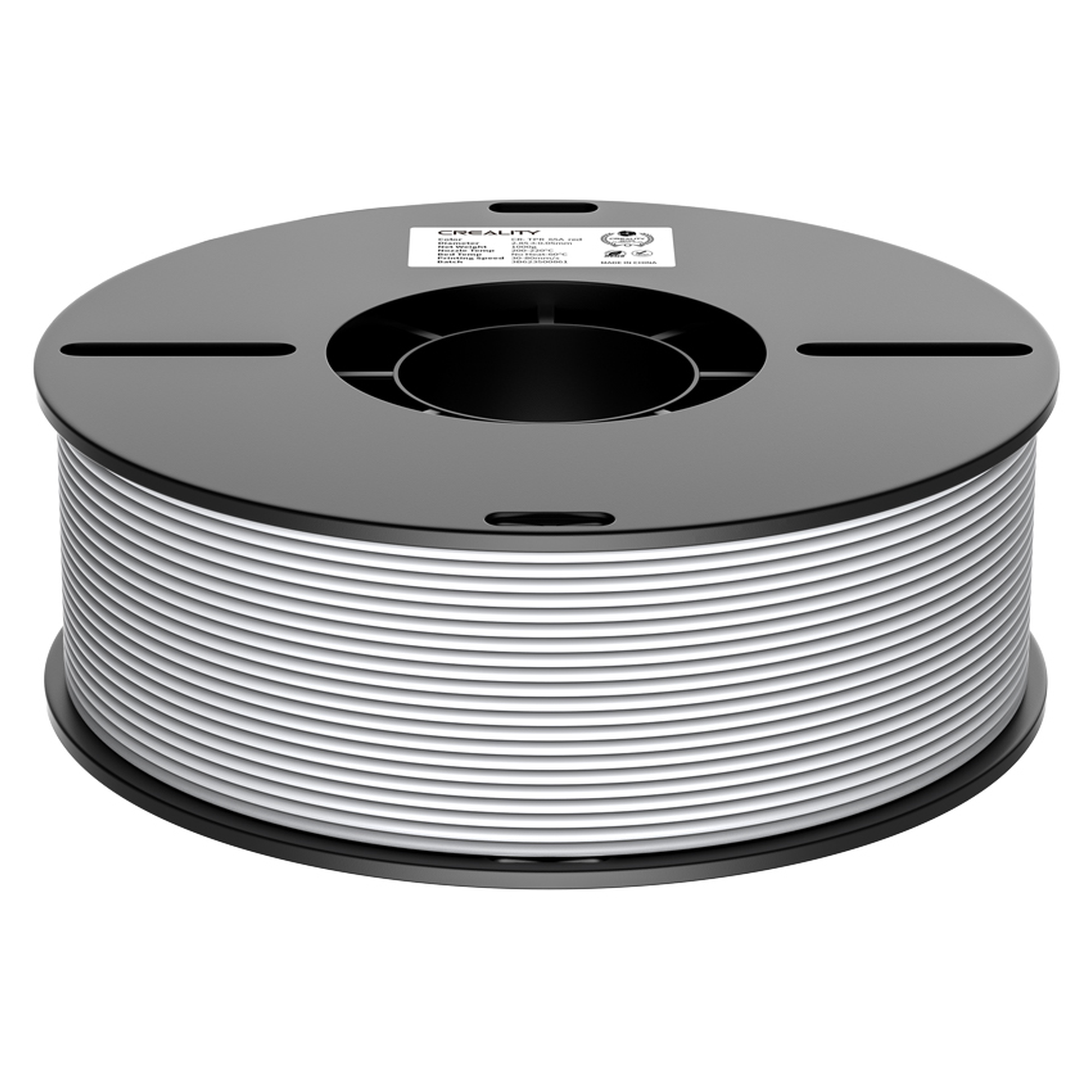Купить TPR Filament (пластик) для 3D принтера CREALITY 1кг, 2.85мм, белый (3301090012) - фото 3