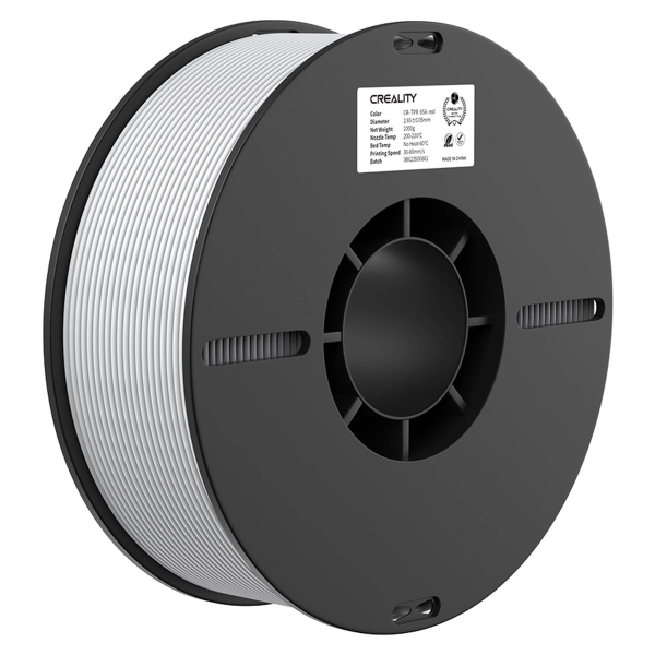 Купить TPR Filament (пластик) для 3D принтера CREALITY 1кг, 2.85мм, белый (3301090012) - фото 5