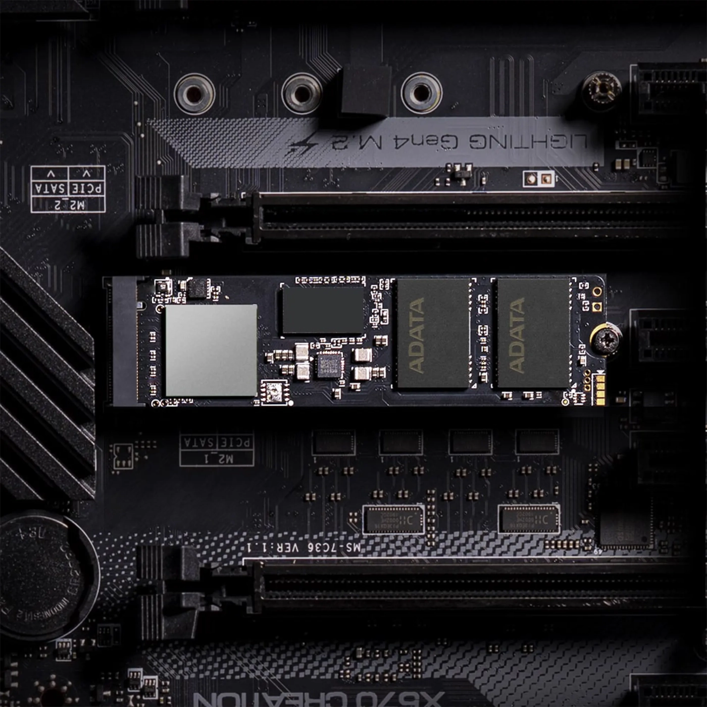 Купить SSD диск ADATA XPG GAMMIX S70 BLADE 4TB M.2 NVMe PCIe 4.0 (AGAMMIXS70B-4T-CS) - фото 10