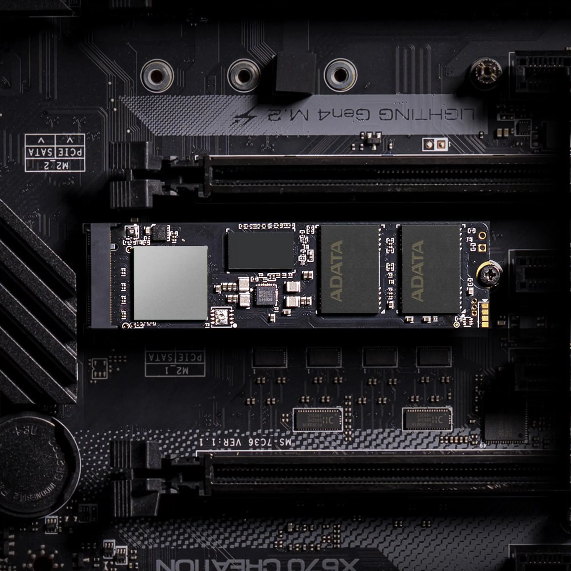 Купить SSD диск ADATA XPG GAMMIX S70 BLADE 4TB M.2 NVMe PCIe 4.0 (AGAMMIXS70B-4T-CS) - фото 10