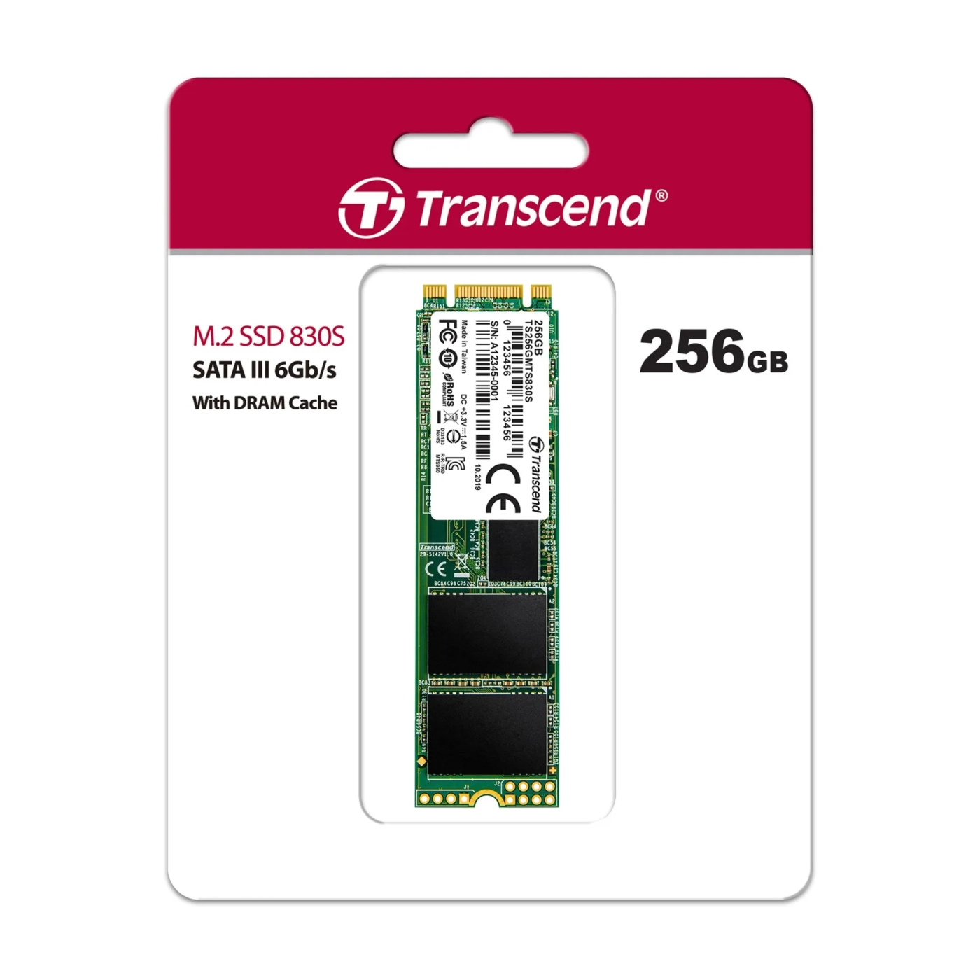 Купить SSD диск Transcend 830S 256GB M.2 SATA (TS256GMTS830S) - фото 2