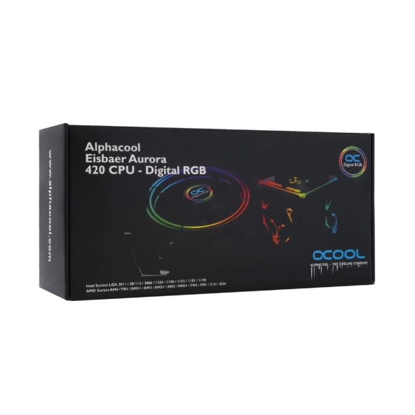 Купить Система водяного охлаждения Alphacool Eisbaer Aurora 420 CPU (11731) - фото 9