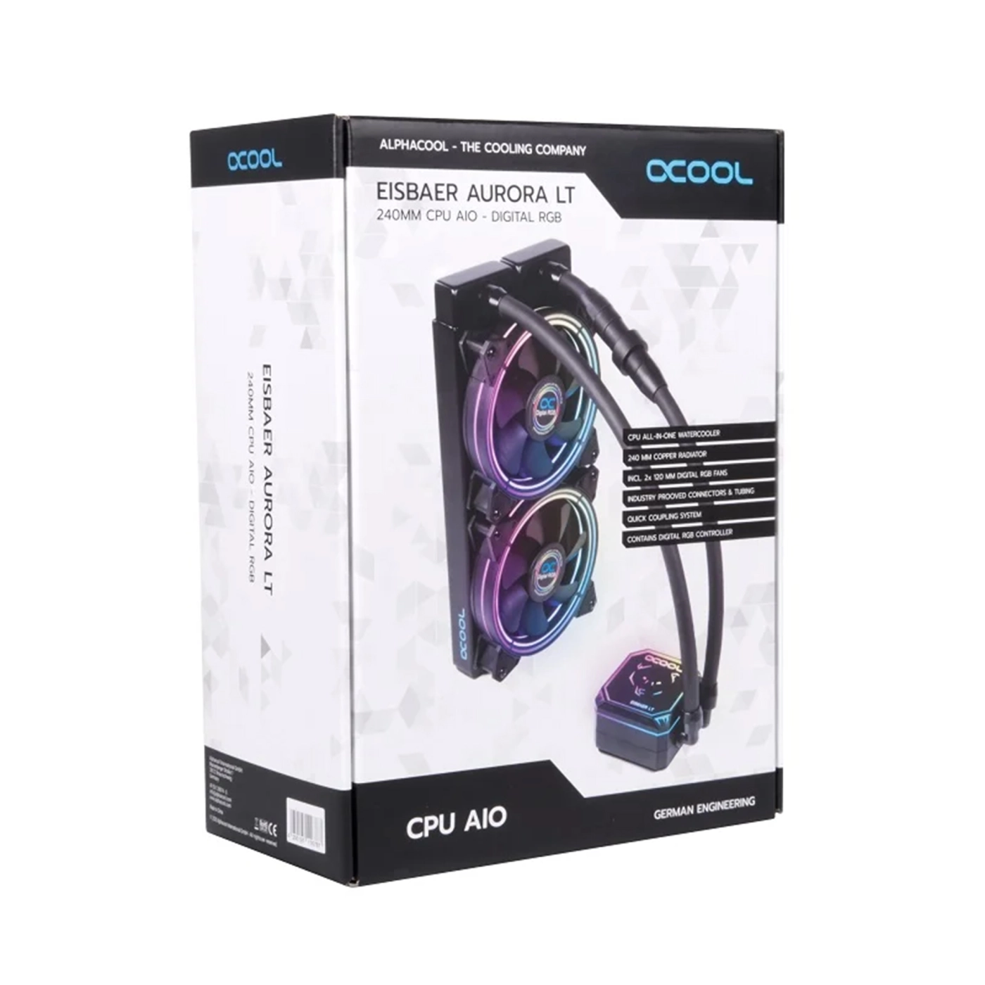 Купить Система водяного охлаждения Alphacool Eisbaer Aurora LT240 Digital RGB (11678) - фото 10