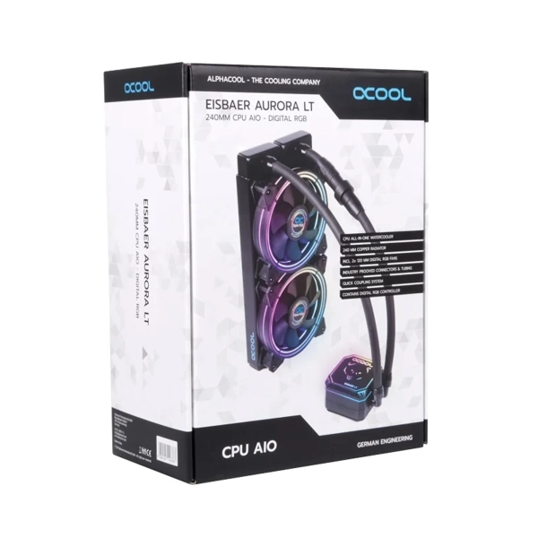 Купить Система водяного охлаждения Alphacool Eisbaer Aurora LT240 Digital RGB (11678) - фото 10