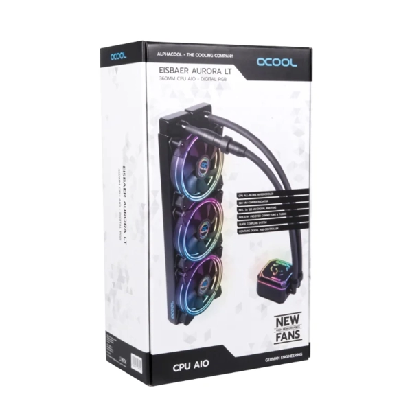 Купить Система водяного охлаждения Alphacool Eisbaer LT360 Aurora HPE (11996) - фото 8