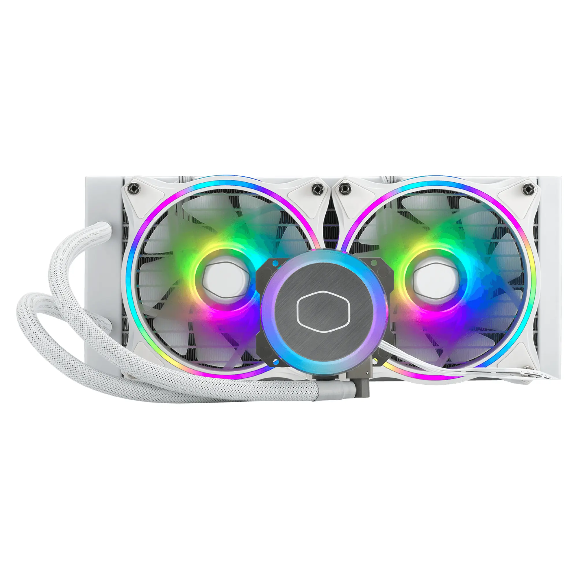 Купить Система водяного охлаждения Cooler Master MasterLiquid ML240 Illusion White Edition (MLX-D24M-A18PW-R1) - фото 1