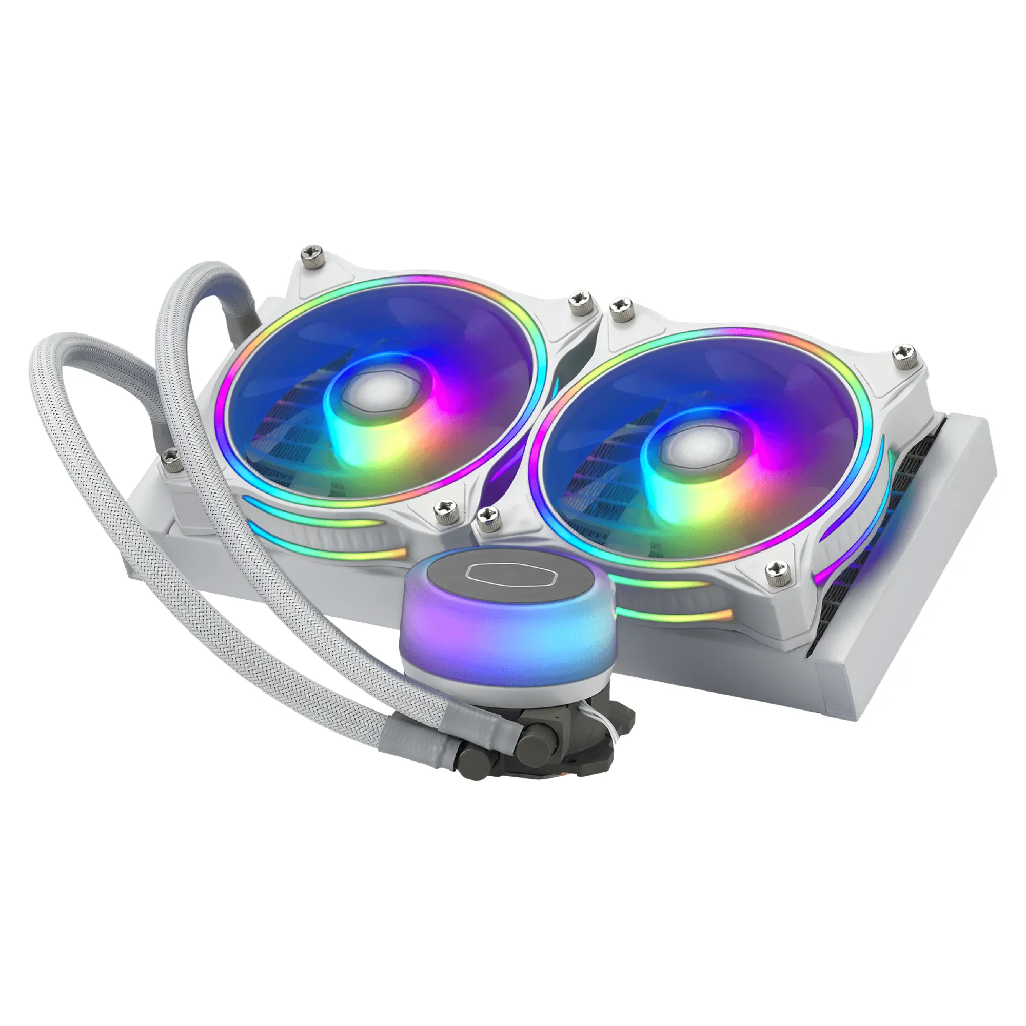 Купить Система водяного охлаждения Cooler Master MasterLiquid ML240 Illusion White Edition (MLX-D24M-A18PW-R1) - фото 2