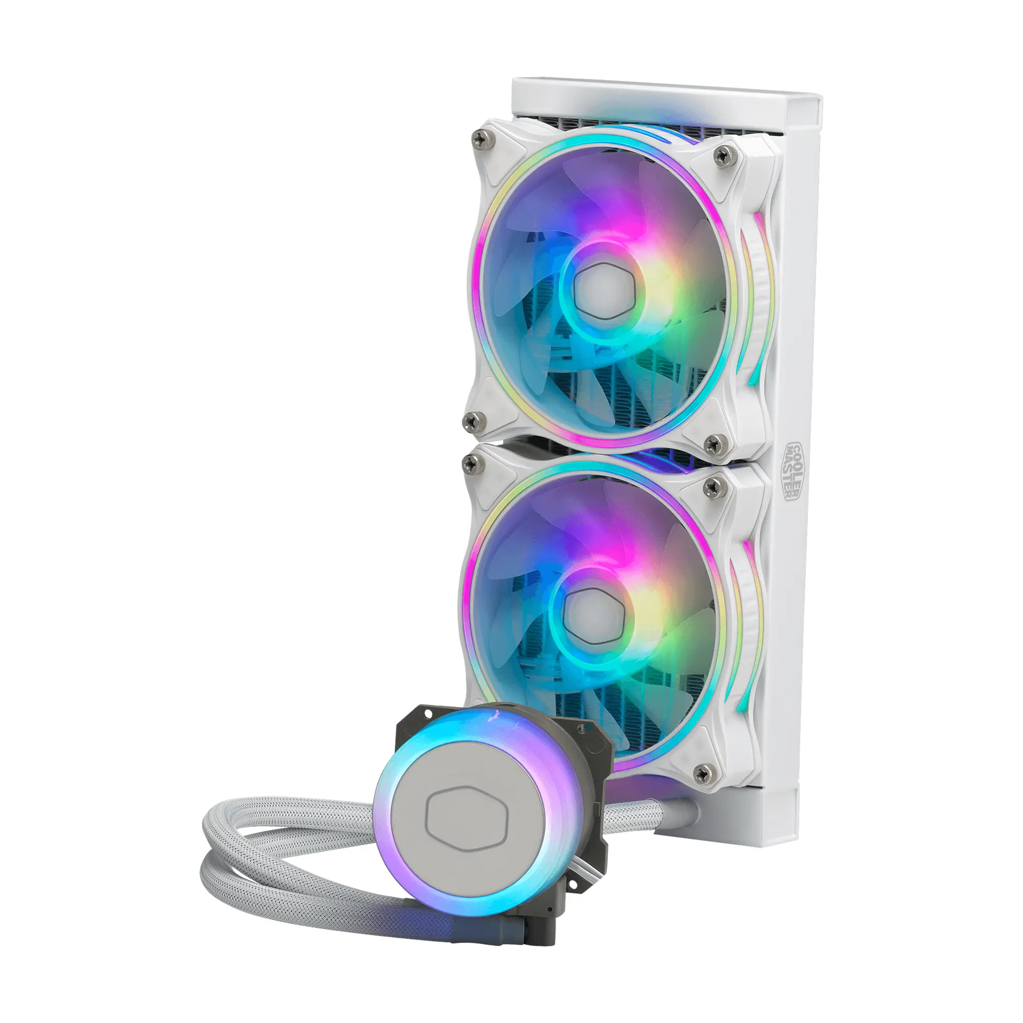 Купить Система водяного охлаждения Cooler Master MasterLiquid ML240 Illusion White Edition (MLX-D24M-A18PW-R1) - фото 3