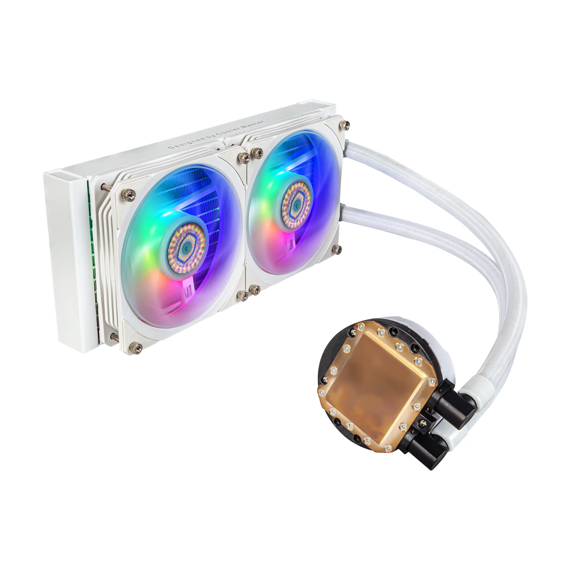 Купити Система водяного охолодження Cooler Master MasterLiquid PL240 FLUX White Edition (MLY-D24M-A23PZ-RW) - фото 2