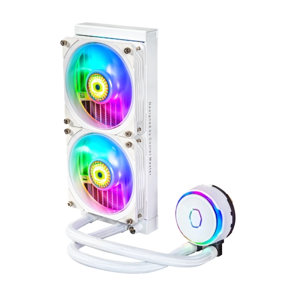 Купити Система водяного охолодження Cooler Master MasterLiquid PL240 FLUX White Edition (MLY-D24M-A23PZ-RW) - фото 4