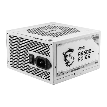 Купити Блок живлення MSI MAG A850GL PCIE5 WHITE 850W 80 PLUS Gold - фото 1