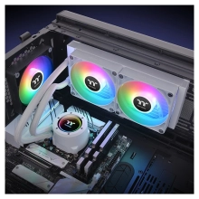Купить Система водяного охлаждения Thermaltake TH240 V2 ARGB Sync Snow Edition (CL-W364-PL12SW-A) - фото 6