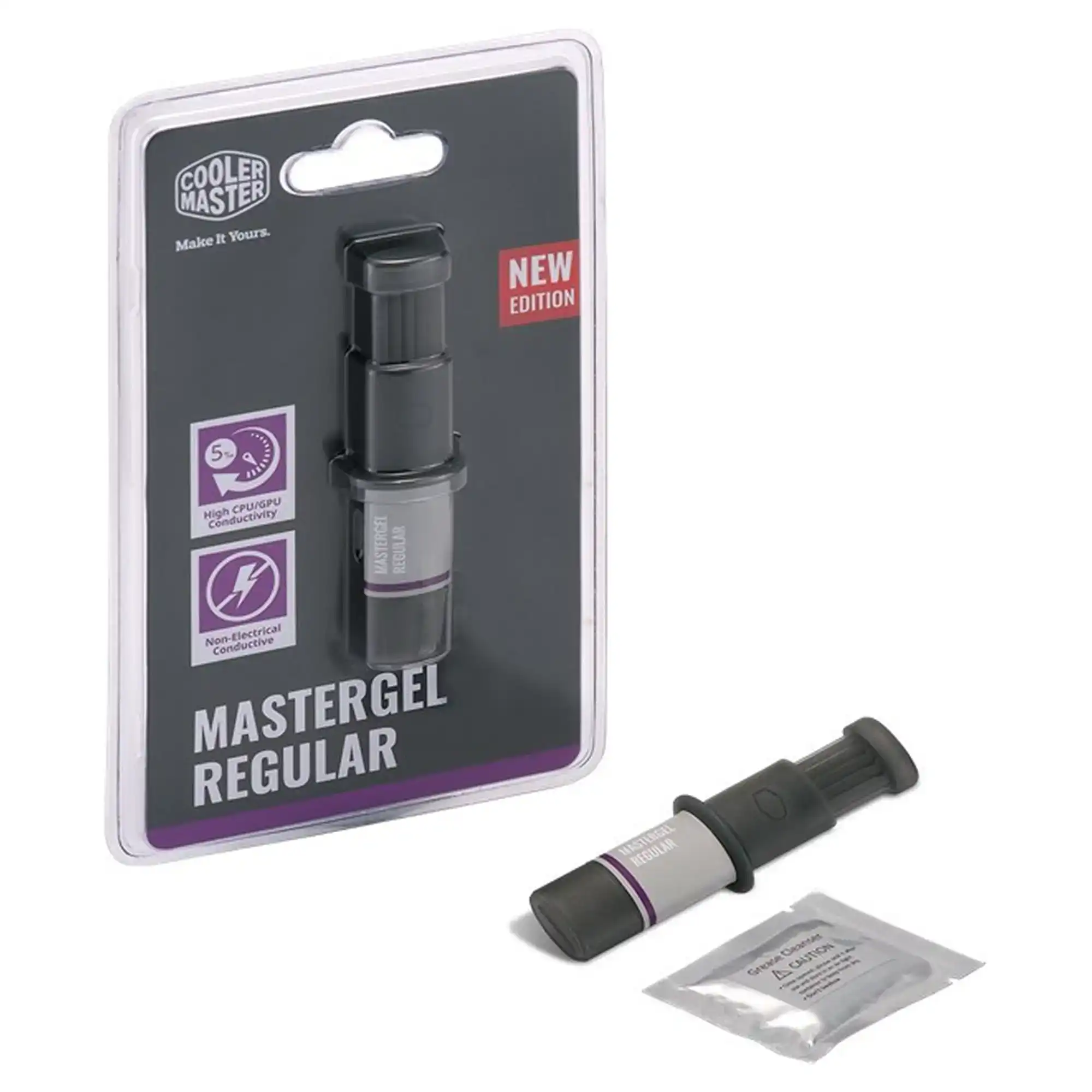 Купити Термопаста Cooler Master MasterGel Regular 1.5g (MGX-ZOSG-N15M-R2) - фото 2