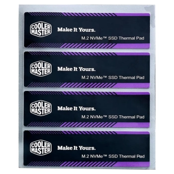 Купити Термопрокладка Cooler Master Thermal Pads M.2 SSD 4 in 1 kit (CMA-TNCLP4XXBK1-GL) - фото 1