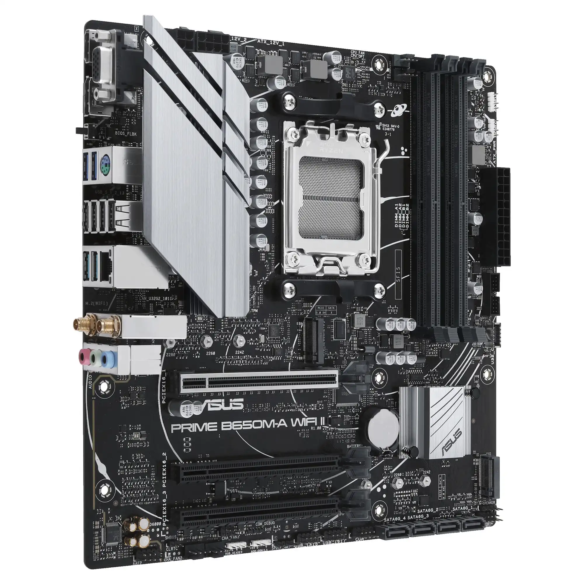 Купить Материнская плата ASUS PRIME B650M-A WIFI II - фото 4
