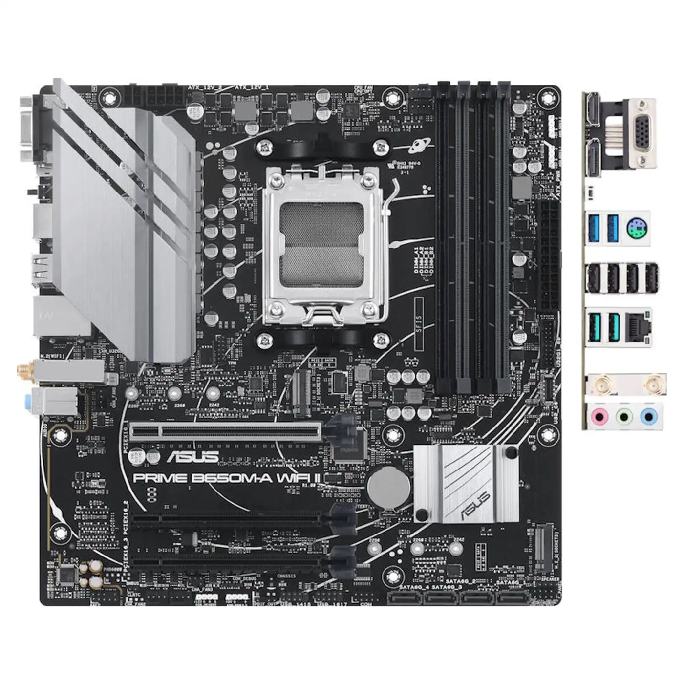 Купить Материнская плата ASUS PRIME B650M-A WIFI II - фото 5