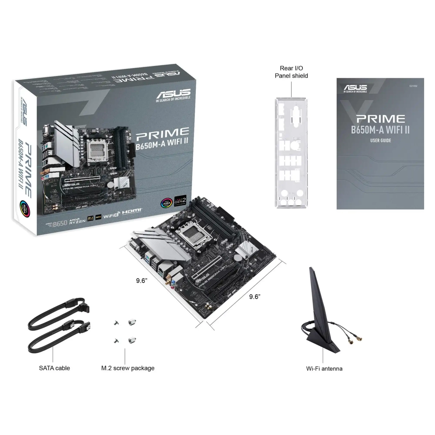 Купить Материнская плата ASUS PRIME B650M-A WIFI II - фото 8