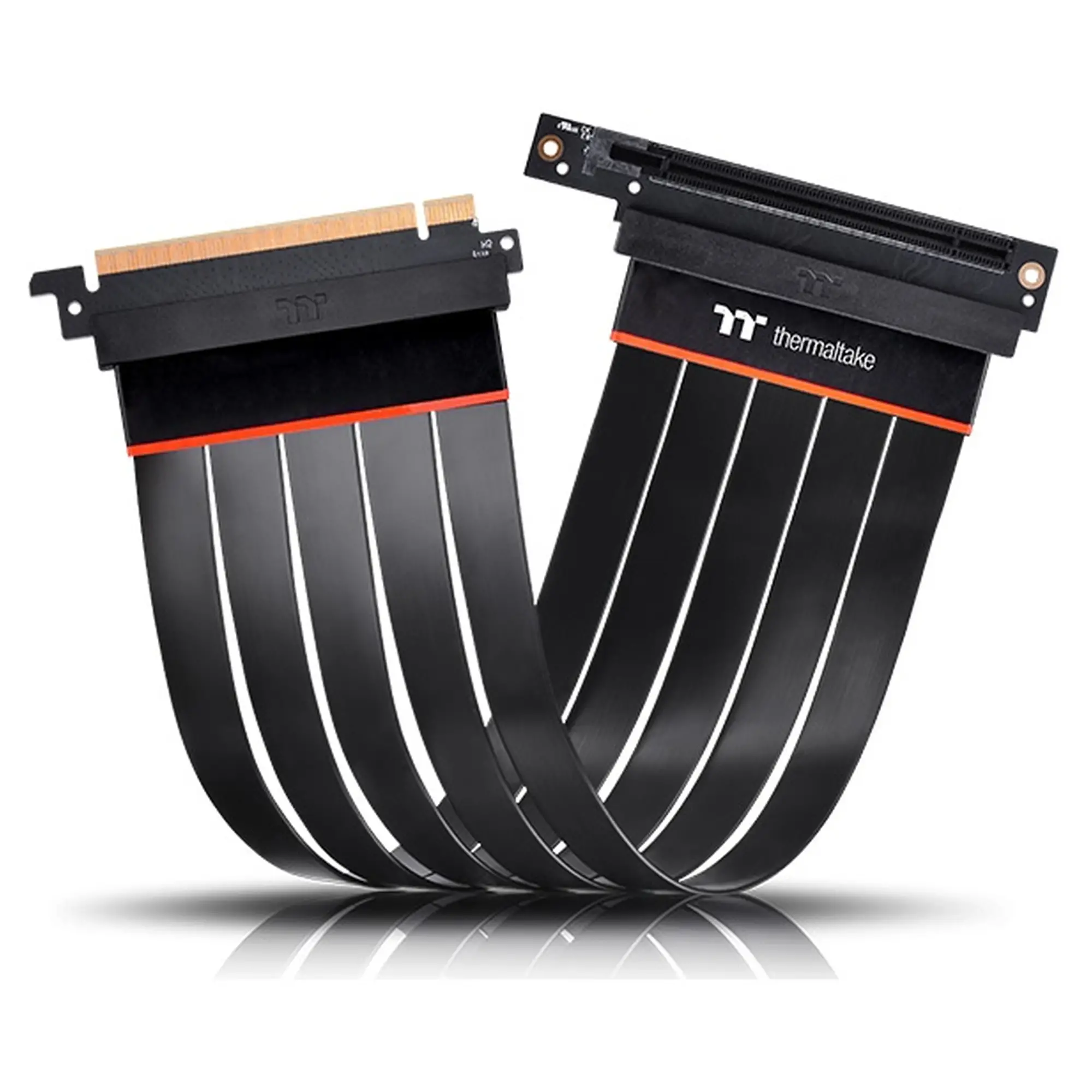Купить Райзер Thermaltake PCI Express Extender 90°/Black/PCI-E 4.0 16X/300mm (AC-058-CO1OTN-C2) - фото 1