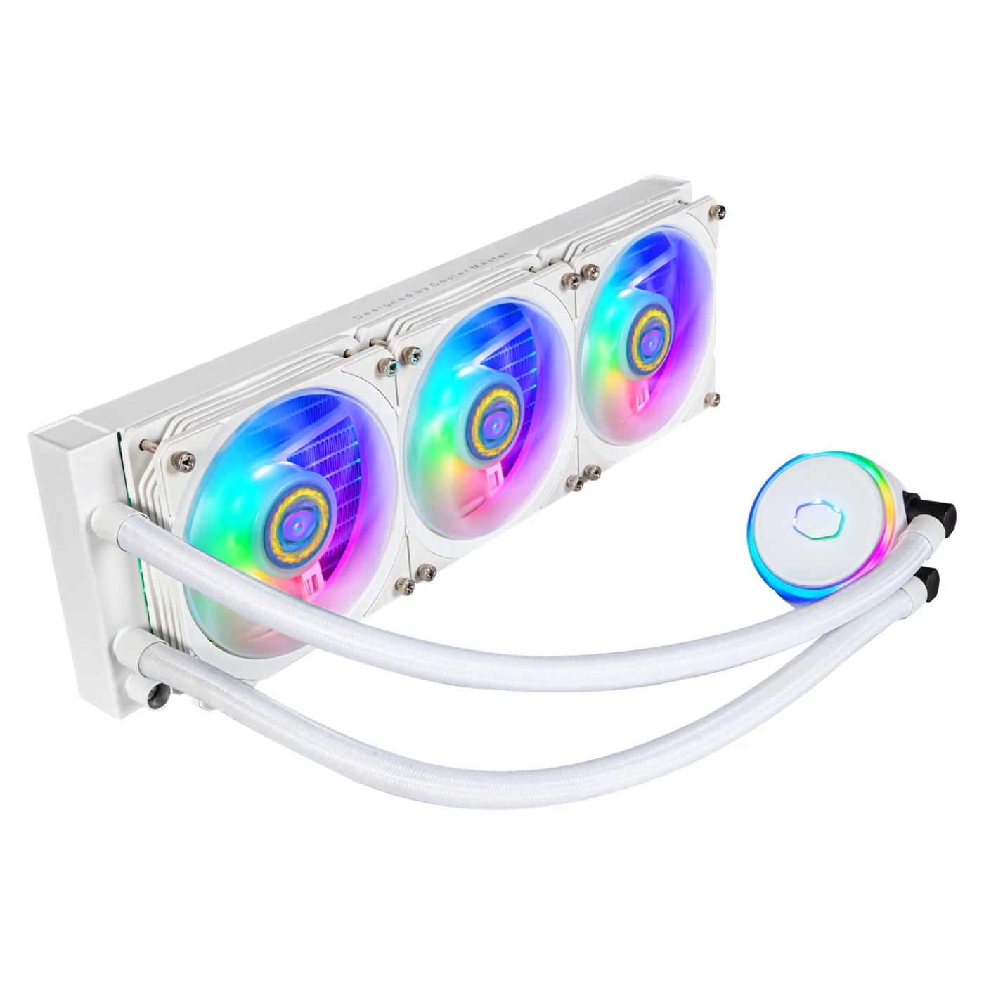 Купити Система водяного охолодження Cooler Master MasterLiquid PL360 Flux White Edition (MLY-D36M-A23PZ-RW) - фото 1