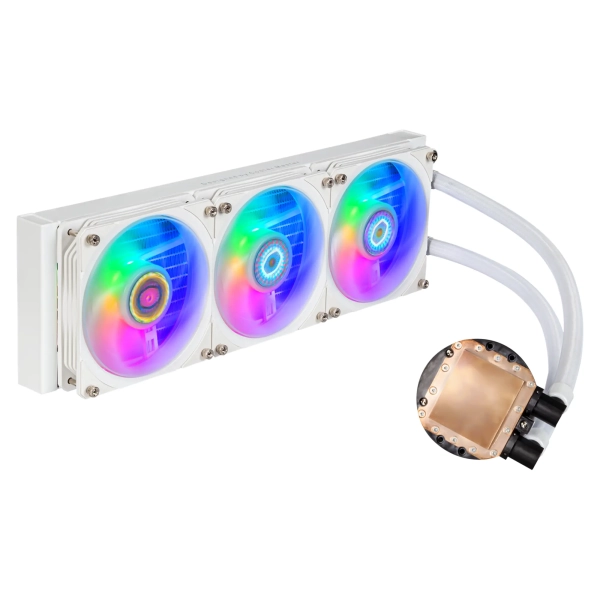 Купити Система водяного охолодження Cooler Master MasterLiquid PL360 Flux White Edition (MLY-D36M-A23PZ-RW) - фото 3