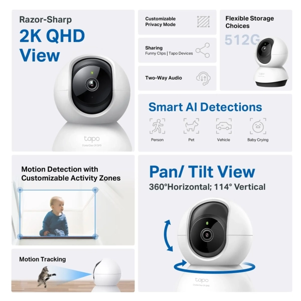 Купить Умная камера TP-LINK Tapo C220 - фото 2