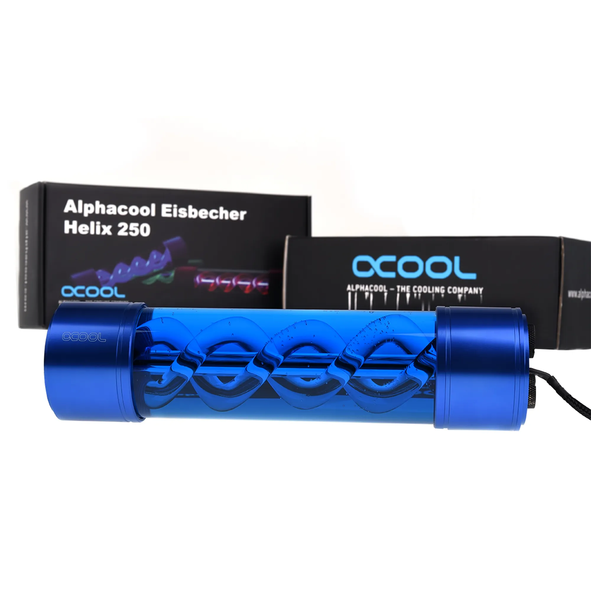 Купить Резервуар Alphacool Eisbecher Helix 250mm reservoir Blue (15304) - фото 7