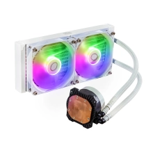 Купити Система водяного охолодження Cooler Master MasterLiquid 240L Core ARGB White (MLW-D24M-A18PZ-RW) - фото 2