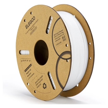 Купити PLA Filament (пластик) для 3D принтера ELEGOO 1кг, 1.75мм, білий (50.203.0039) - фото 1