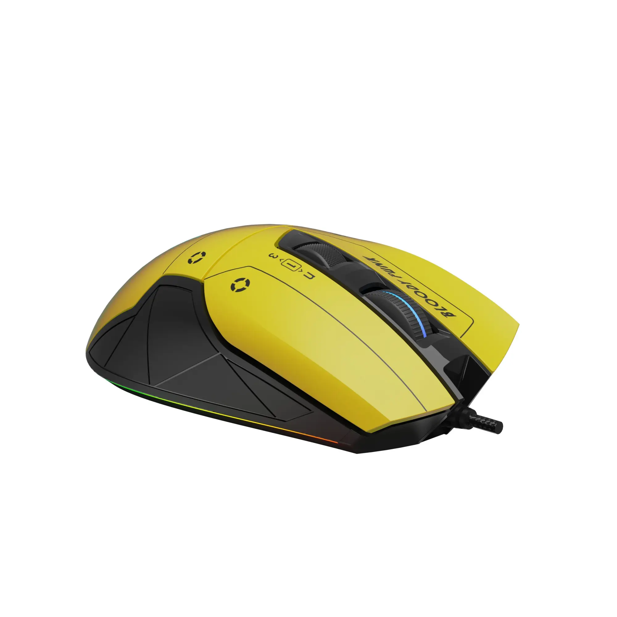 Купити Мишка A4Tech Bloody W70 Max USB Punk Yellow - фото 2