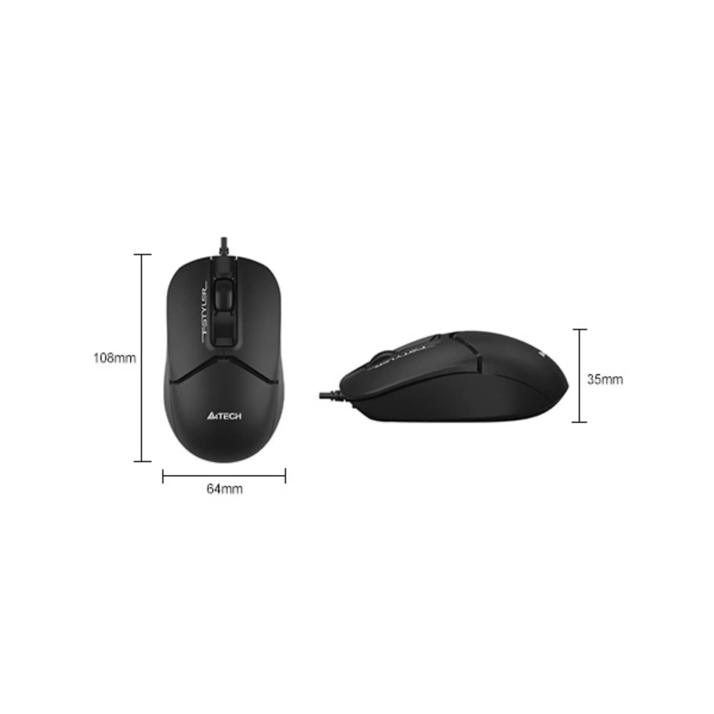 Купити Мишка A4Tech Fstyler FM12 USB Black - фото 6