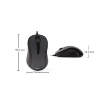 Купити Мишка A4Tech N-350-2 USB Black+Red - фото 6