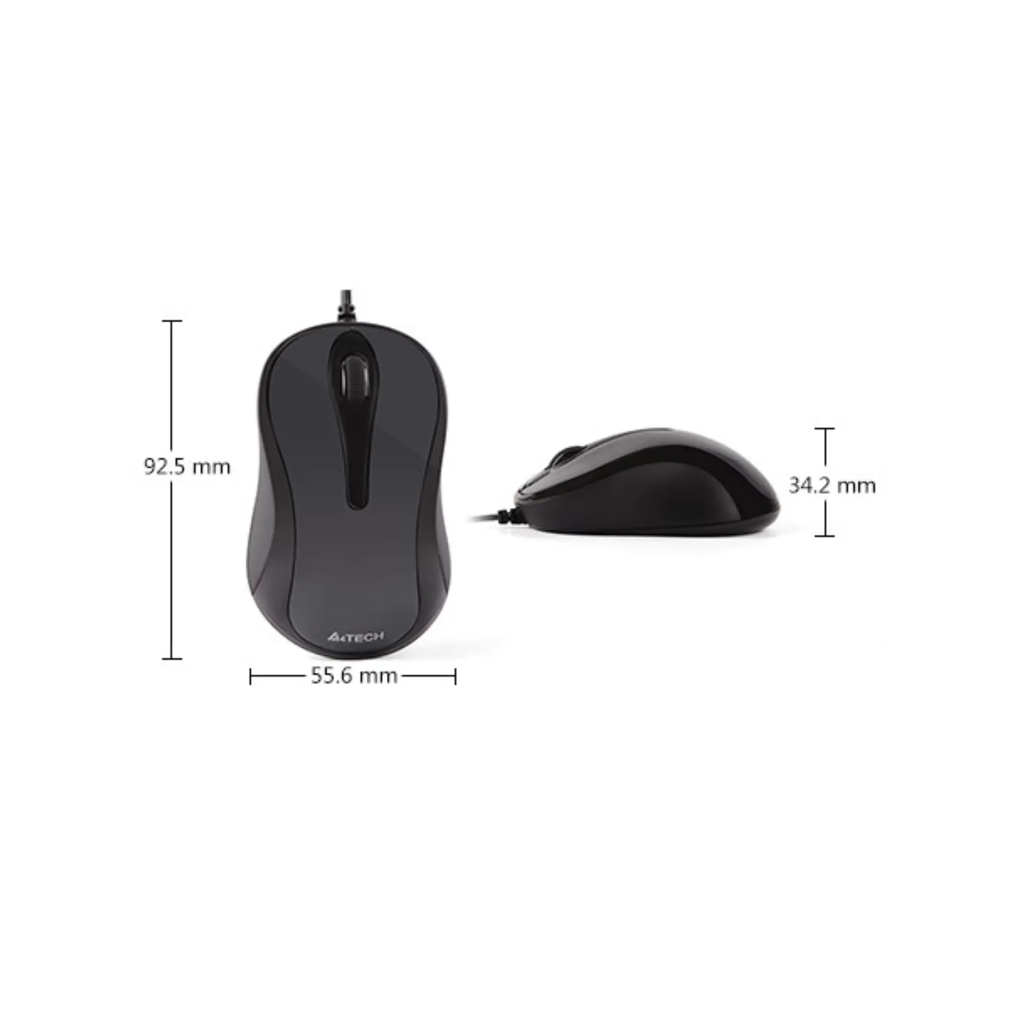 Купити Мишка A4Tech N-350-2 USB Black+Red - фото 6