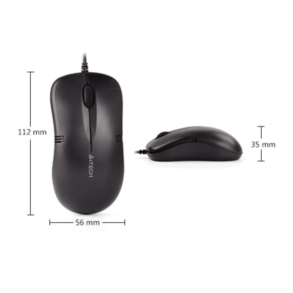 Купить Мышь A4Tech OP-560NUS USB Black_ - фото 6