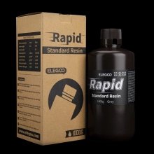 Купить Фотополимерная смола ELEGOO Rapid Standard Resin 1кг, серая (50.103.0129) - фото 2