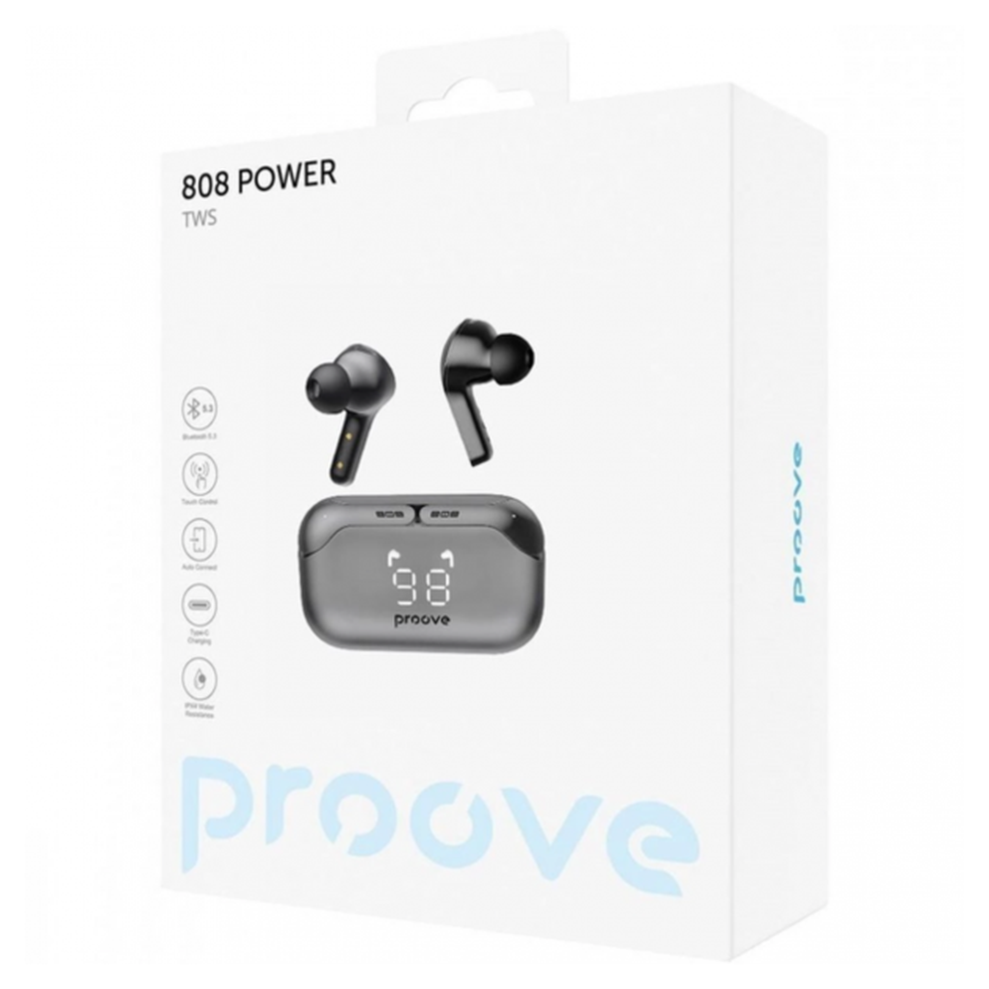 Купить Беспроводные наушники Proove 808 Power TWS Gray (TW8800010002) - фото 4