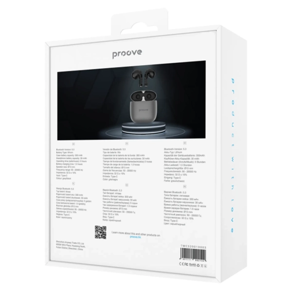 Купити Бездротові навушники Proove Cold Sound 2 TWS Black-Gray (TWCS20010006) - фото 5