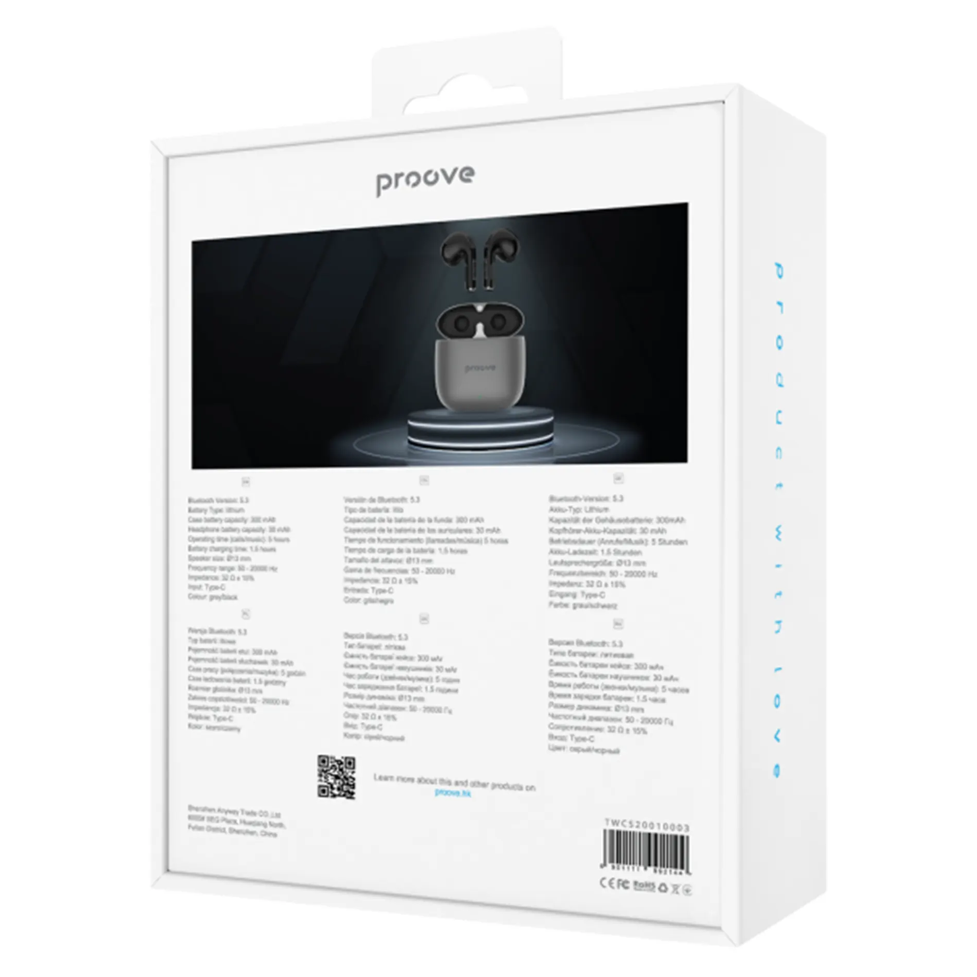 Купити Бездротові навушники Proove Cold Sound 2 TWS Black-Gray (TWCS20010006) - фото 5