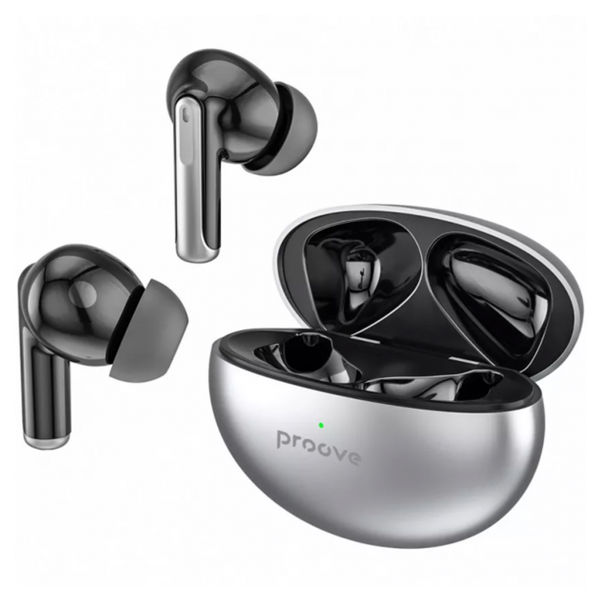 Купить Беспроводные наушники Proove Thunder Buds TWS with ANC Gray (TWTB00010003) - фото 3