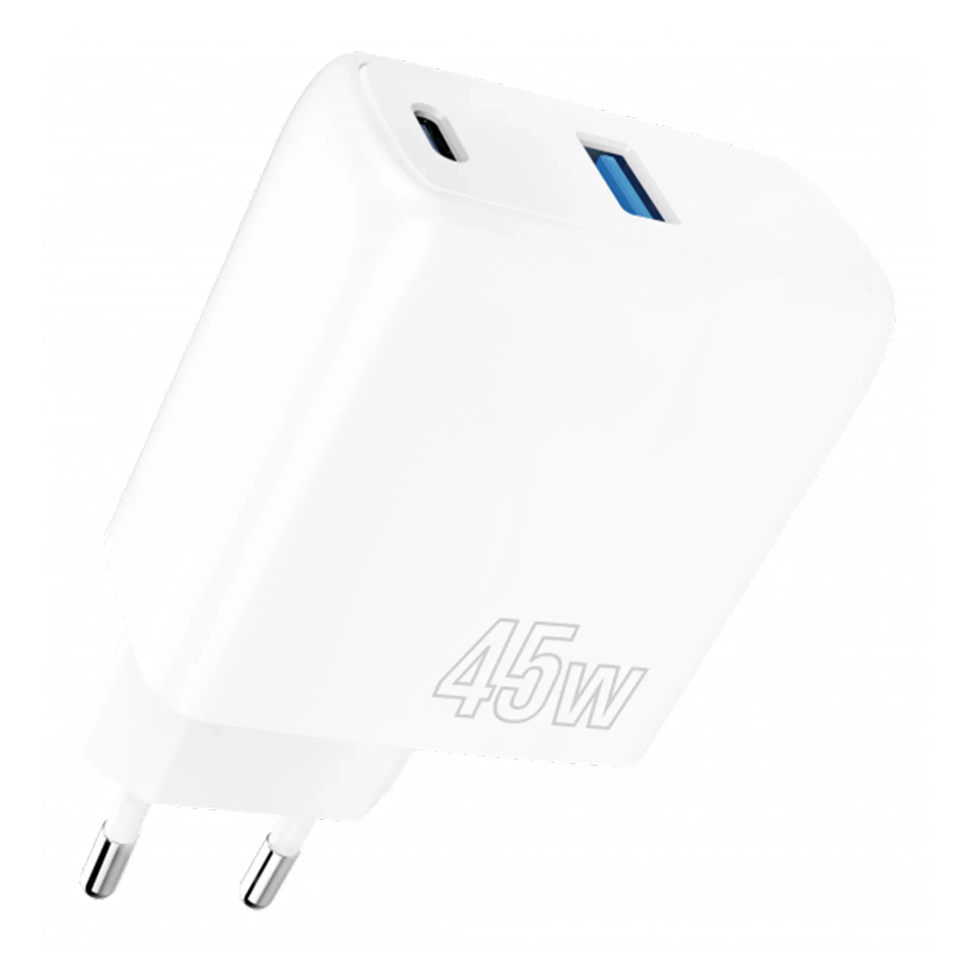 Купити Зарядний пристрій Proove Silicone Power 45W (Type-C+USB) (WCSP45110002) - фото 1