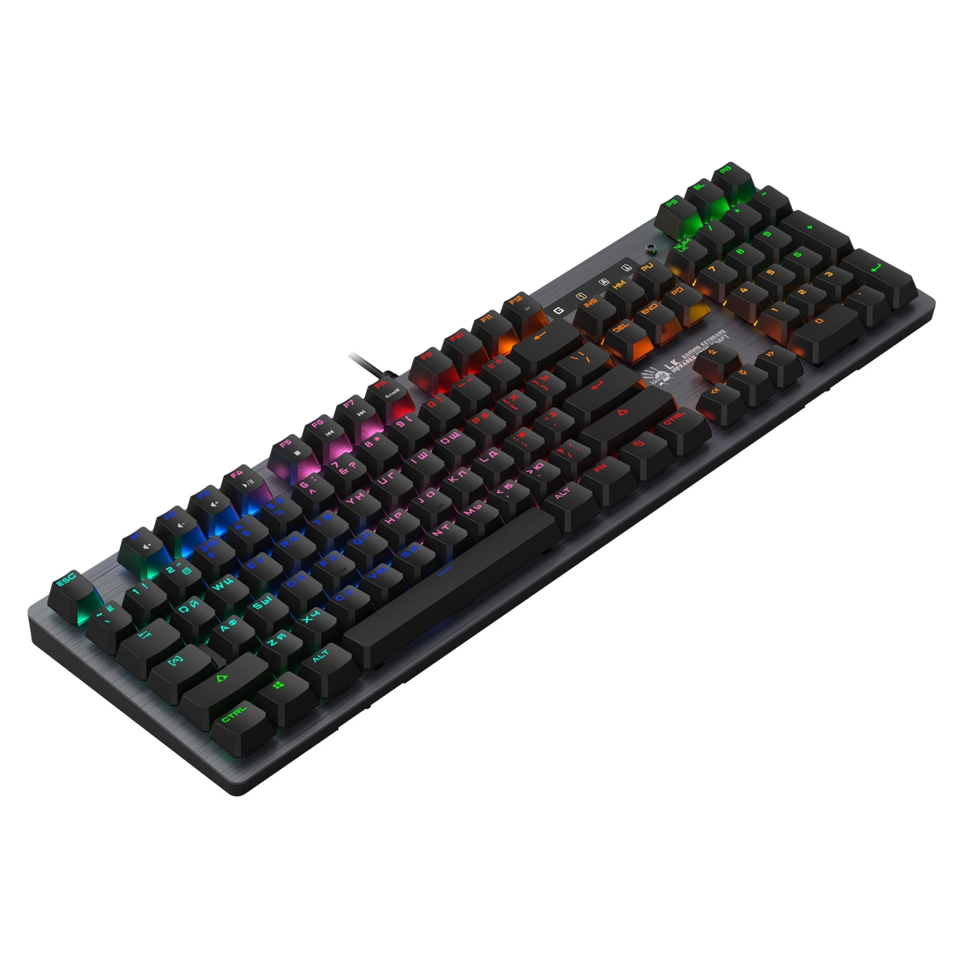 Купить Клавиатура A4Tech Bloody B760 (Grey) Green Sw - фото 4