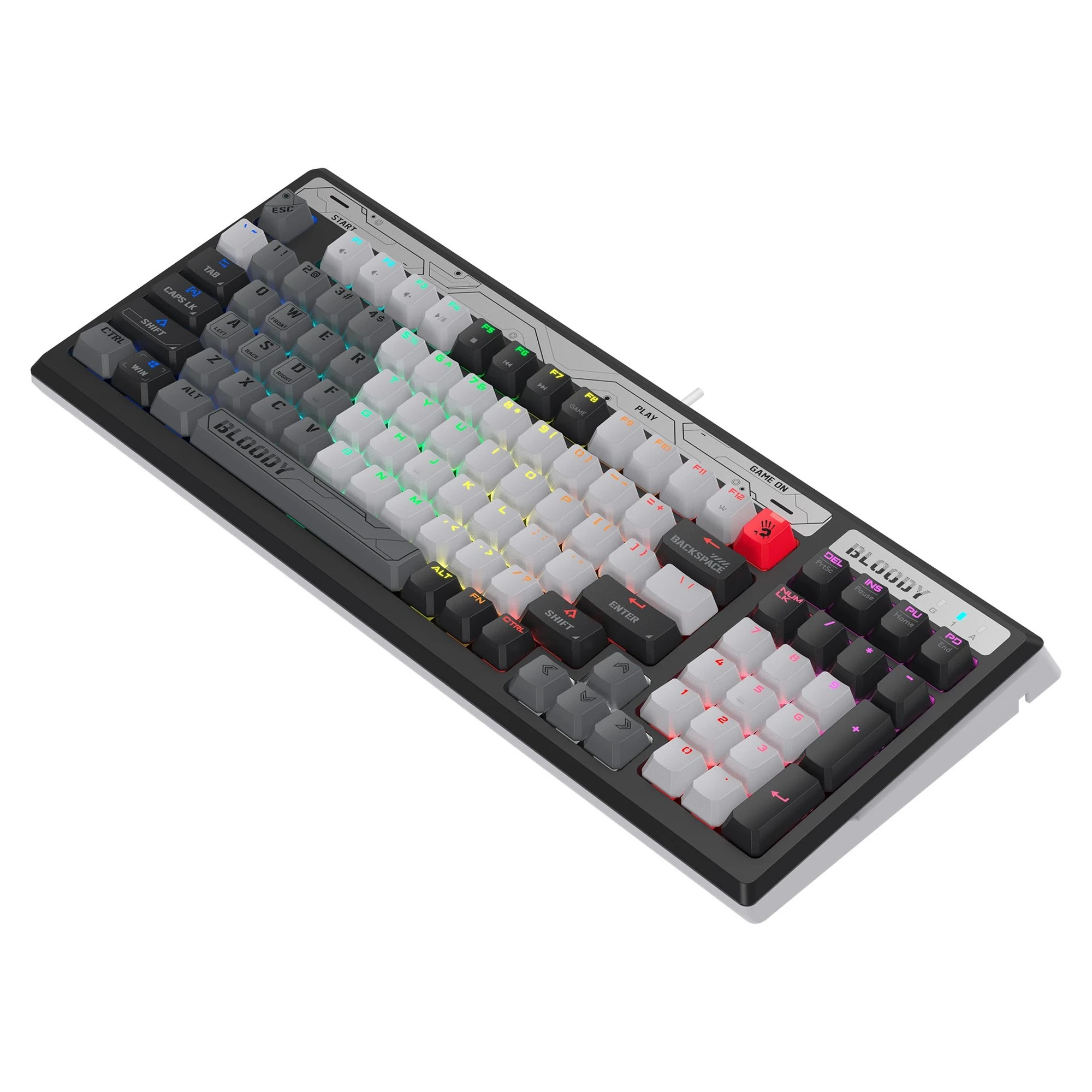 Купити Клавіатура A4Tech Bloody B950 RGB Warrior Grey - фото 3