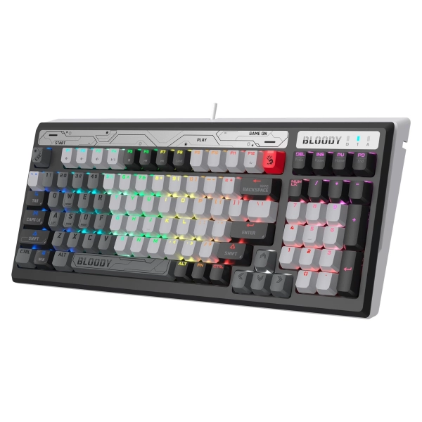 Купити Клавіатура A4Tech Bloody B950 RGB Warrior Grey - фото 9