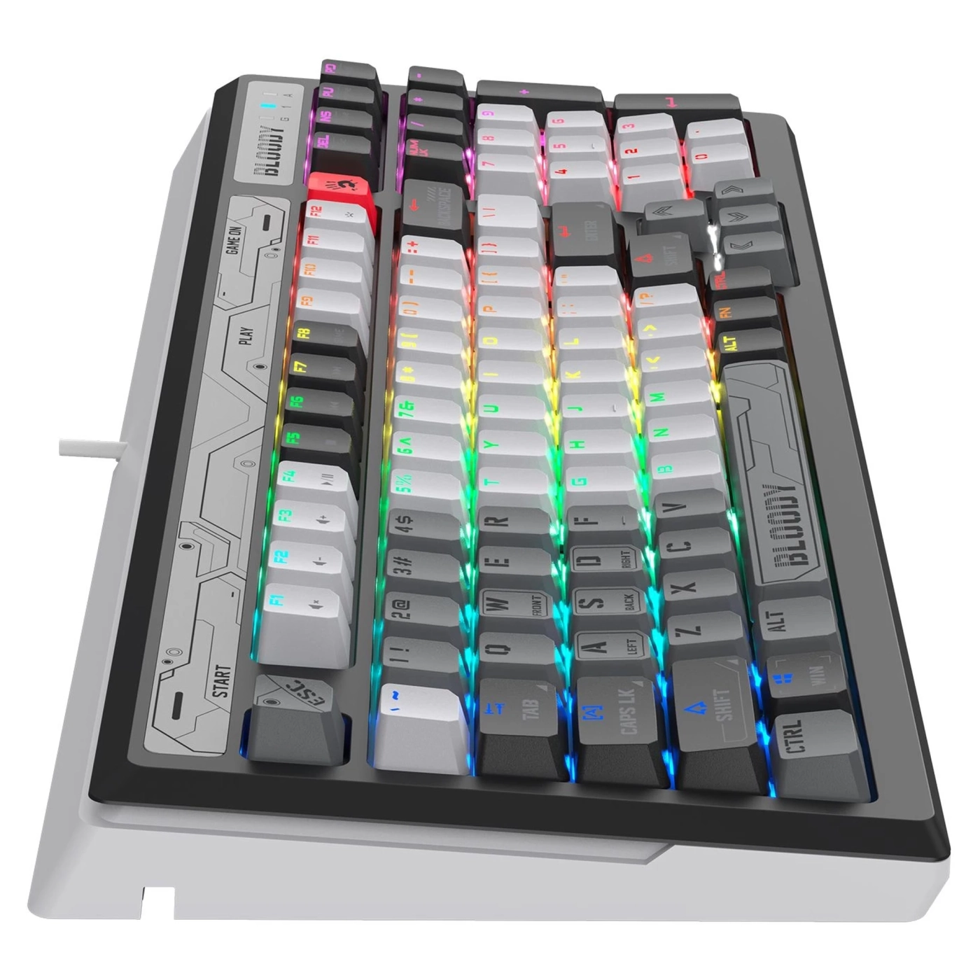 Купити Клавіатура A4Tech Bloody B950 RGB Warrior Grey - фото 11