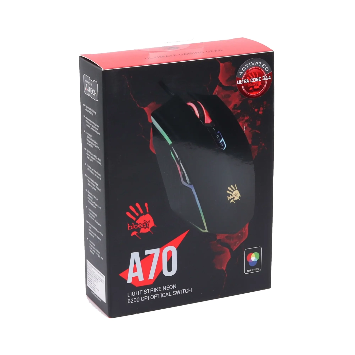 Купить Мышь A4Tech Bloody A70A USB Matte Black - фото 7